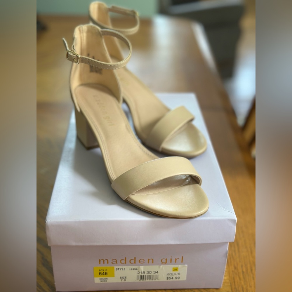 Madden Girl Ileana Block Heel- worn once.